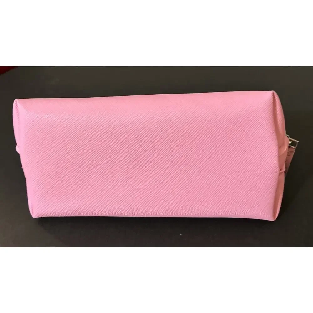 Marc Tetro Yellow Lab Zip Around Makeup Bag, Pink, New Without Tags!